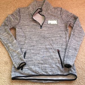 Victoria's Secret PINK Grey Quarter Zip Top